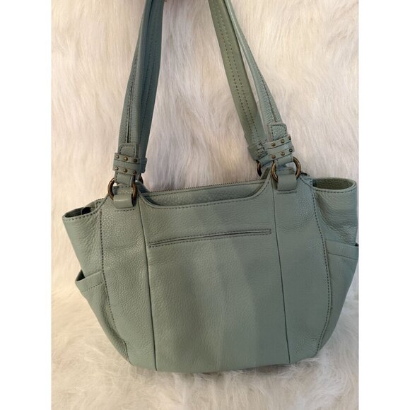 The Sak Collective Mint Kori Leather Satchel - Picture 7 of 8